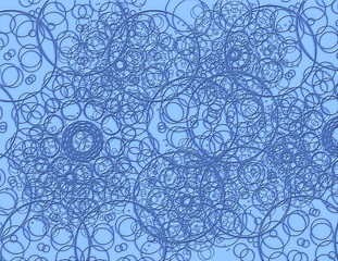 abstract carved floral ornament background