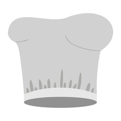 colorful silhouette with chef hat vector illustration