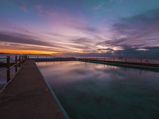 Fototapeta na wymiar Dee Why Beach sunrise