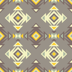 Ethnic boho seamless pattern. Retro motif.
