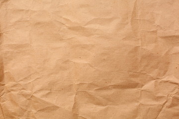 texture of crumpled brown paper