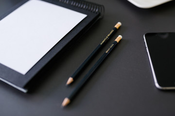 Blank paper with message on pen