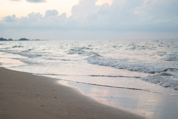 Sunrise over the beach
