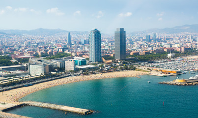  beach in Barcelona seaside