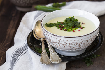 homemade potato cream soup