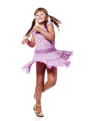 girl dancing isolated © Olga Sapegina