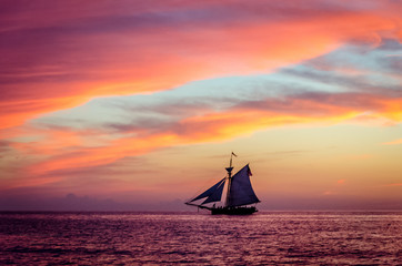 Silhouette against Fire