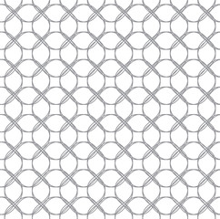 Black vector seamless wavy line pattern