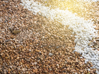 Brown and white rock tiny texture for background