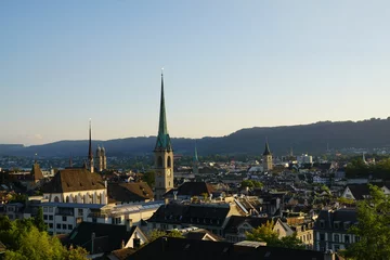 Deurstickers Altstadt Niederdorf Zürich  © iralex