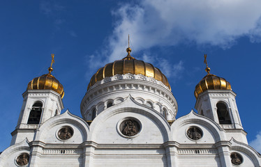 Mosca, Russia, 26/04/2017: vista della Cattedrale di Cristo Salvatore, la più alta chiesa cristiana ortodossa del mondo