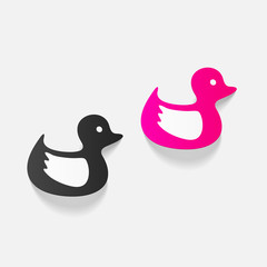 realistic design element: duck