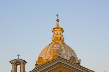 Church Dome in Late Afternoon Light