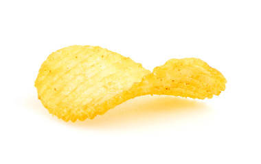 Chips isolated on white