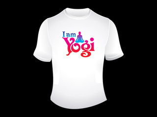 creative i am yogi tshirt