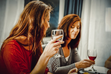 Dinner with friends.