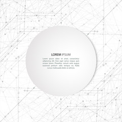 Abstract backgrounds of molecules light gray lines