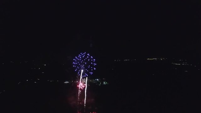 Fireworks Aerial View