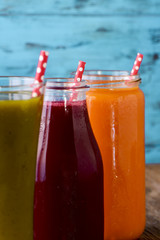 different fresh smoothies