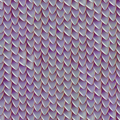 Seamless texture of metallic dragon scales. Reptile skin pattern © Koxae