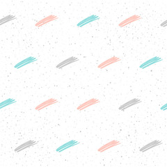 Fototapeta premium Doodle line seamless pattern background.