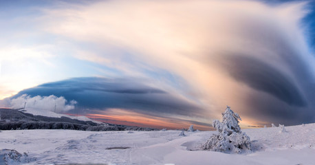 Beautiful winter landscape