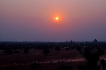 In the sunset