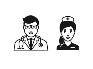 Doctor with nurse