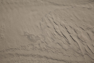 Sand, dunes, blue sky