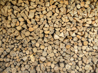 lumber pile texture close