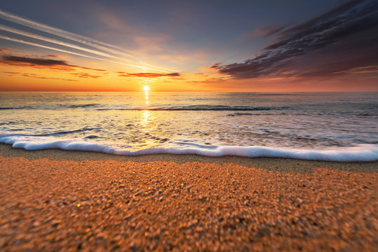 Fototapeta Beautiful seascape. Composition of nature.