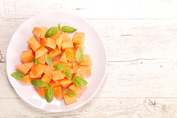 melon and basil