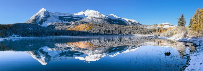 Foto op Canvas Colorado Autumn Color at Lost Lake on Kebler Pass © Gary