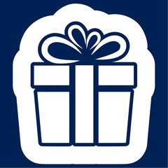 Gift box icon - Illustration