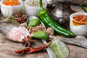 peppercorn and Indian spice