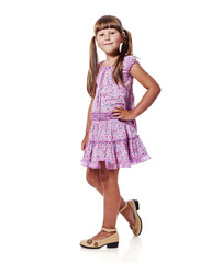 standing little girl © Olga Sapegina