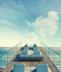 Sea view Daybed outdoor