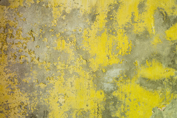 yellow peeling paint texture