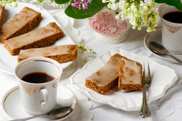 frosted coffee fingers.style vintage