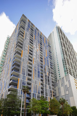 Fototapeta premium Modern architecture brickell Florida