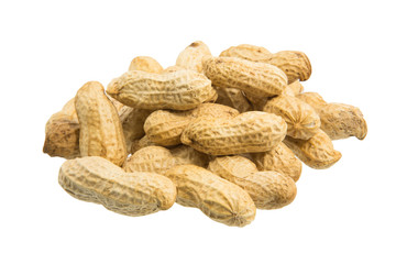 Peanut isolated on white background