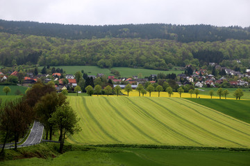 H&uuml;gelkette Weserbergland Deister, Niedersachsen, Deutschland