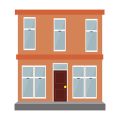 Obraz premium building exterior isolated icon vector illustration design