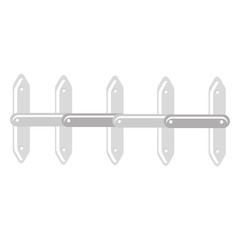 fence park isolated icon vector illustration design