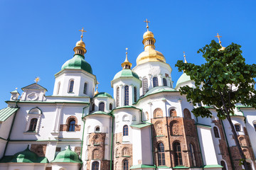 Fototapeta na wymiar Saint Sophia Cathedral in Kiev city
