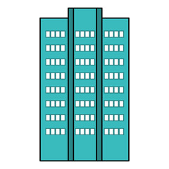 Obraz premium building exterior isolated icon vector illustration design