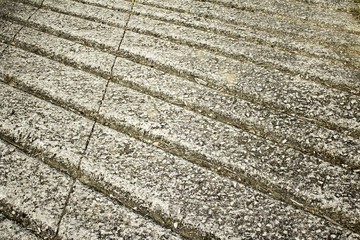 Decorative stone wall