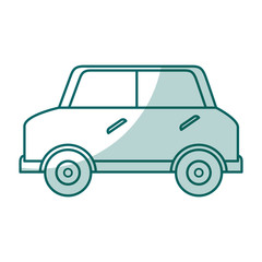 car vehicle sedan icon vector illustration design