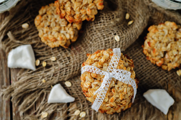 Oatmeal coconut cookies