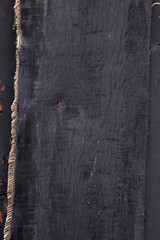 vintage wooden black background close-up